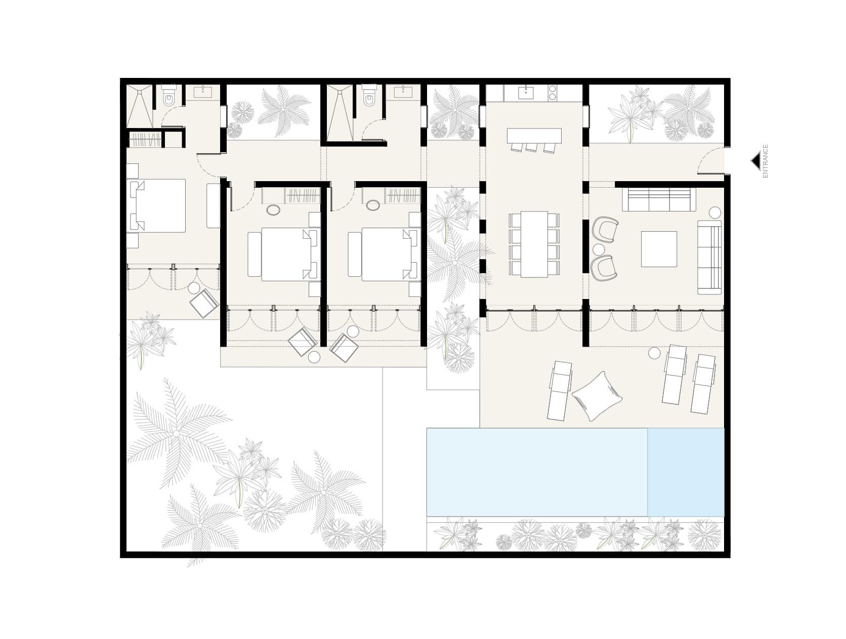 Villa D1 floor plan