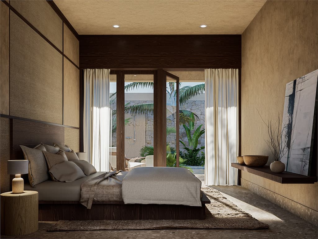 Villa D1 main bedroom