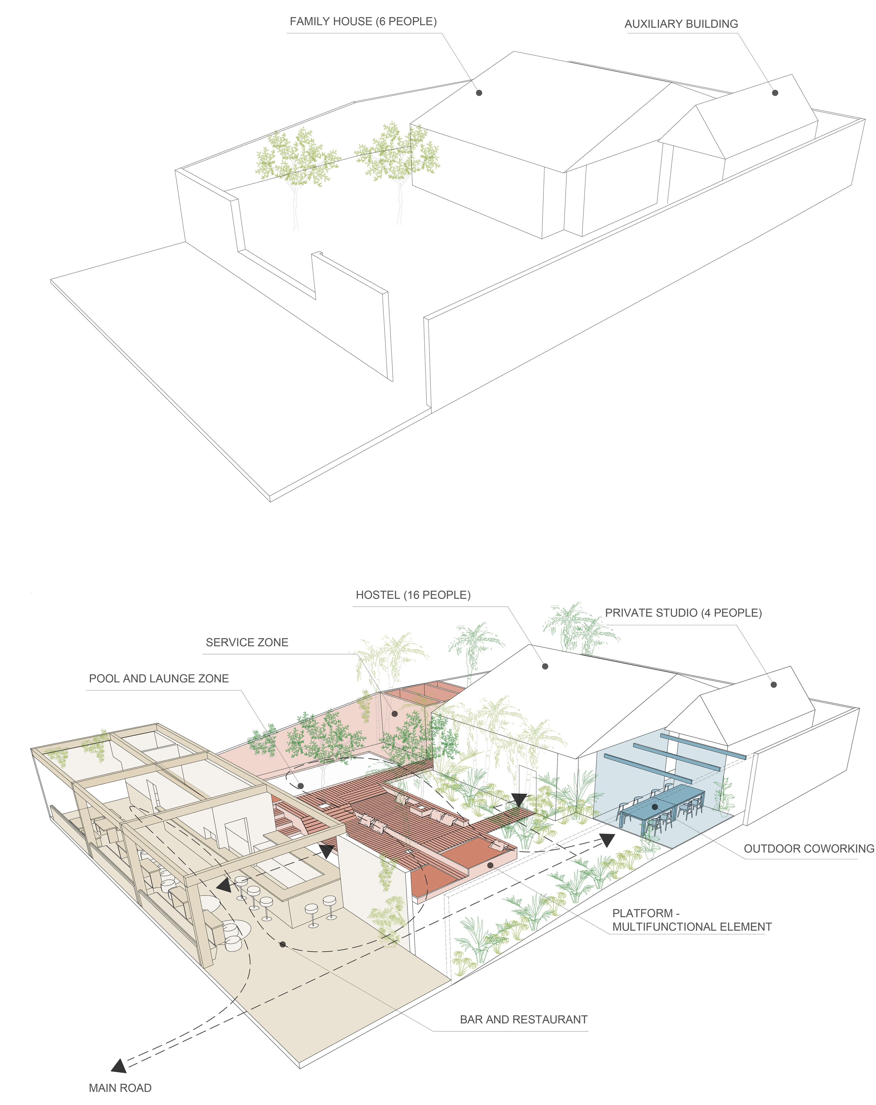 Traditional entrance door